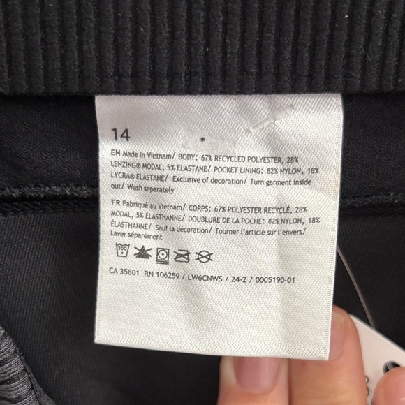 lululemon athletica Black Grey Track Pants - Picture 6 of 7
